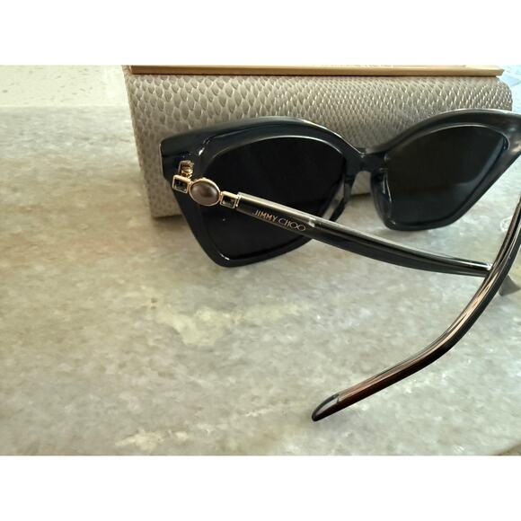 Jimmy Choo Grey Butterfly Sunglasses RUA/G/S 0MF7/IR 56mm BRAND NEW main image 7